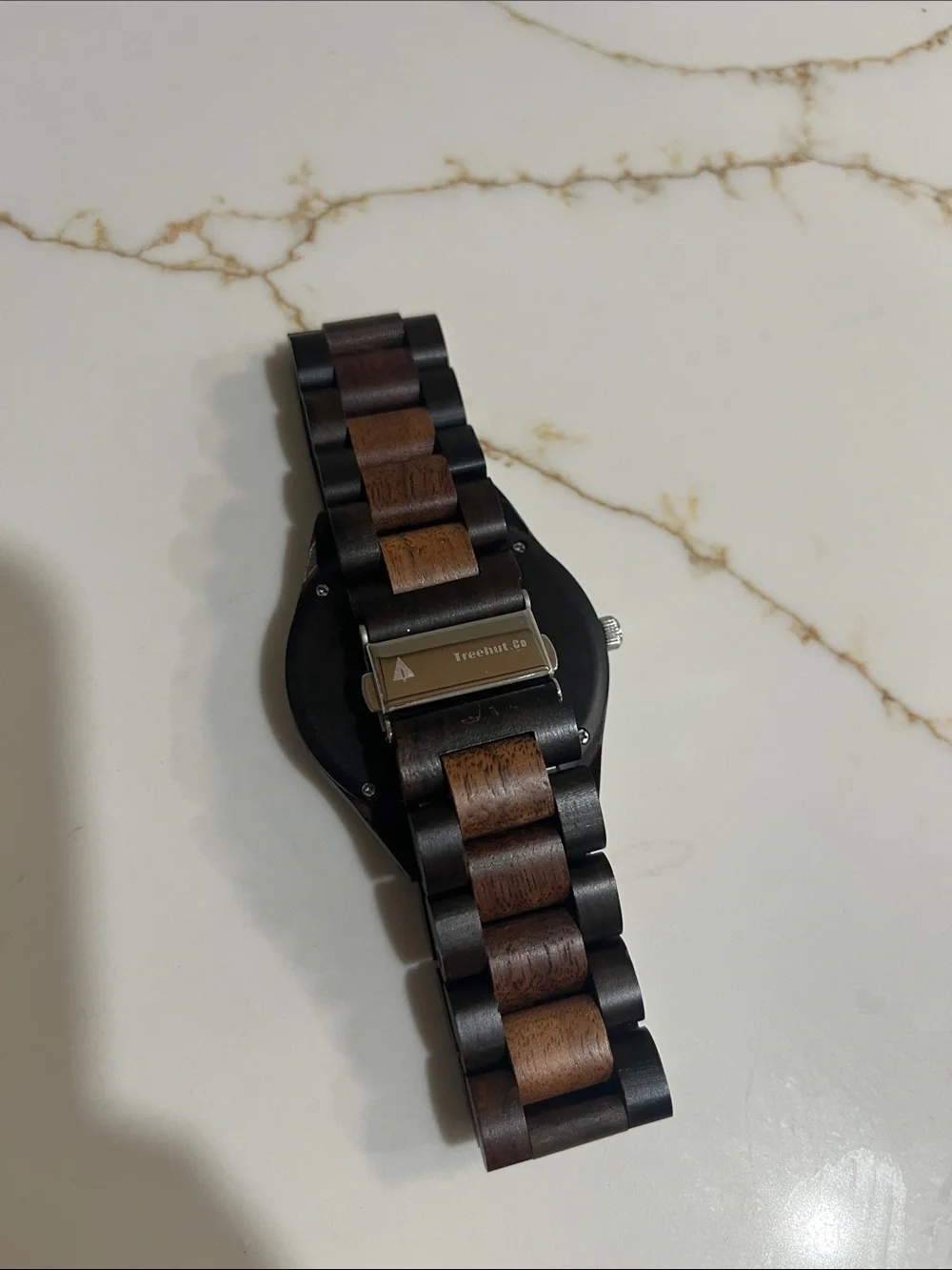 Wood Grain Men’s Watch - Brown and Black